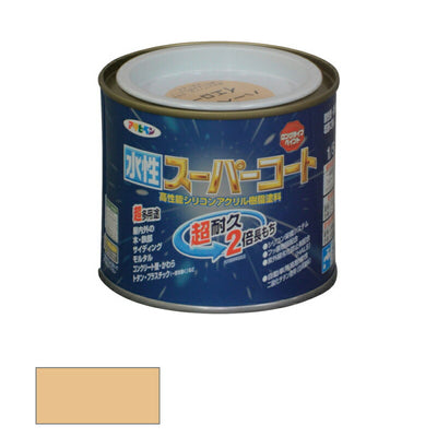 アサヒペン　水性 スーパーコート ハーベストイエロー 1/5L　【品番：4970925412287】