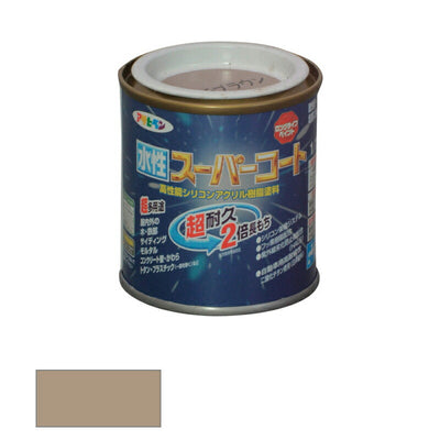 アサヒペン　水性 スーパーコート バーチブラウン 1/12L　【品番：4970925411389】