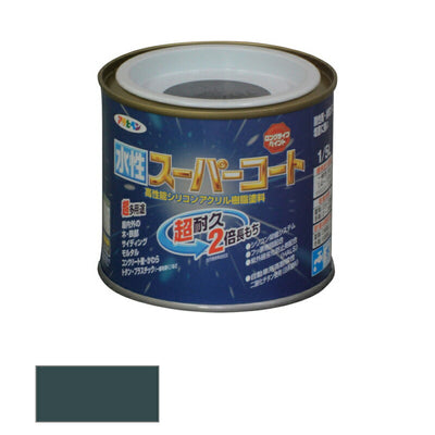 アサヒペン　水性 スーパーコート アトランティックブルー 1/5L　【品番：4970925412515】