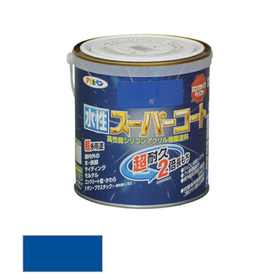 アサヒペン　水性 スーパーコート 青 0.7L　【品番：4970925414496】