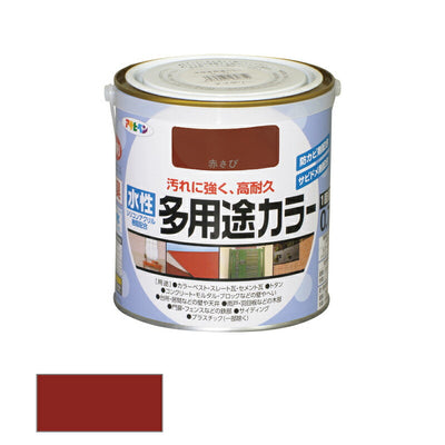 アサヒペン　水性 多用途カラー 0.7L 赤さび　【品番：4970925460844】