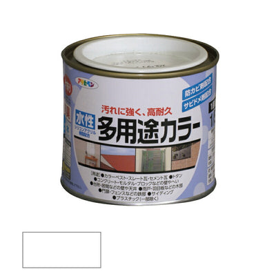 アサヒペン　水性 多用途カラー 1/5L クリヤ　【品番：4970925460448】