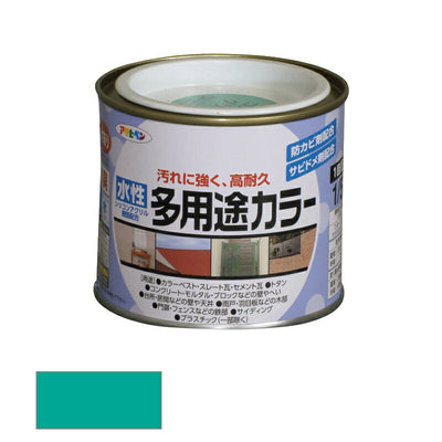 アサヒペン　水性 多用途カラー 1/5L コバルトグリーン　【品番：4970925460486】