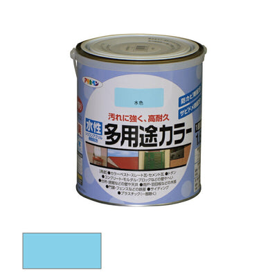 アサヒペン　水性 多用途カラー 1.6L 水色　【品番：4970925461599】