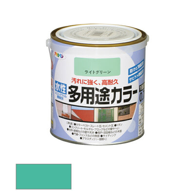 アサヒペン　水性 多用途カラー 0.7L ライトグリーン　【品番：4970925461070】