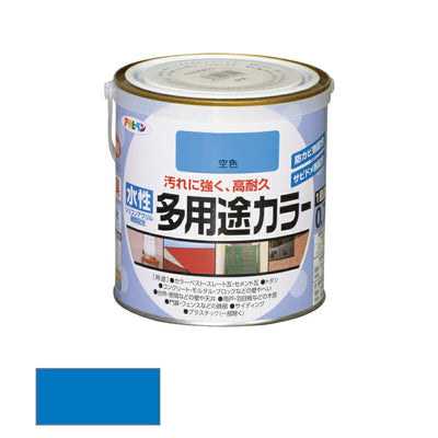 アサヒペン　水性 多用途カラー 0.7L 空色　【品番：4970925461100】