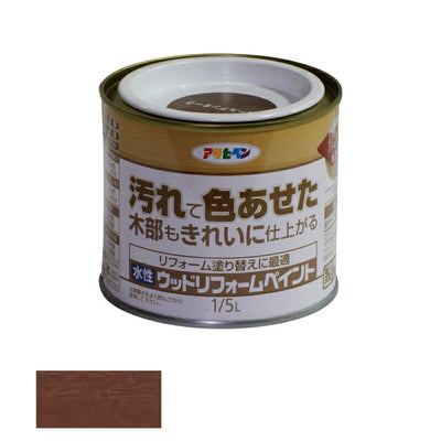 アサヒペン　水性 ウッドリフォームペイント 1/5L ゴールデンオーク　【品番：4970925462510】