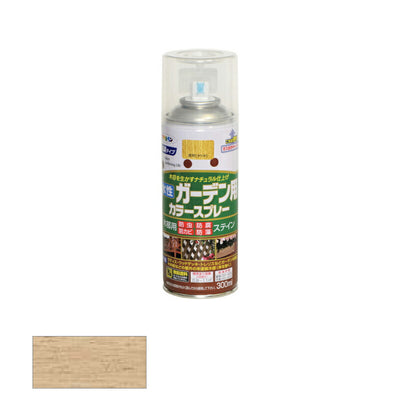 アサヒペン　水性 ガーデン用カラースプレー 300mL 透明（クリヤ）　【品番：4970925508843】