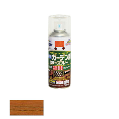 アサヒペン　水性 ガーデン用カラースプレー 300mL レッドオーク　【品番：4970925508881】