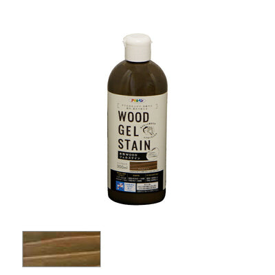 アサヒペン　水性 WOODジェルステイン 300ml ウォルナット　【品番：4970925448866】