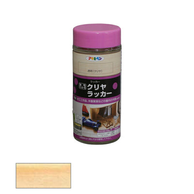 アサヒペン　油性/ラッカー系 クリヤラッカー ツヤあり 300ml 透明（クリヤ）　【品番：4970925524171】