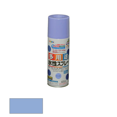 アサヒペン　水性 多用途スプレー 420ml ラベンダー　【品番：4970925566218】