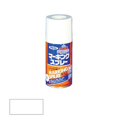 アサヒペン　マーキングスプレー ツヤあり 300ml 白　【品番：4970925559012】