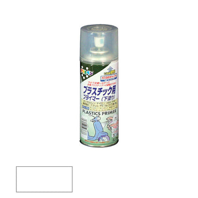 アサヒペン　プラスチック用プライマー 下塗り 300ml 透明（クリヤ）　【品番：4970925507686】