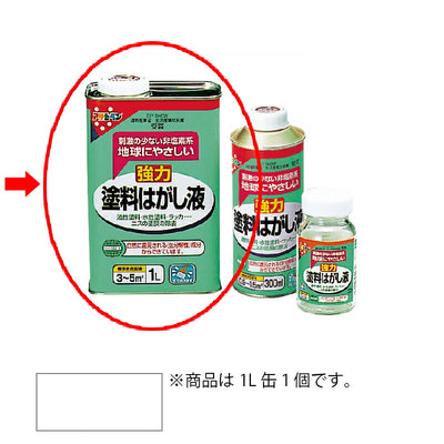 アサヒペン　補助材料 強力塗料はがし液 1L　【品番：4970925572295】