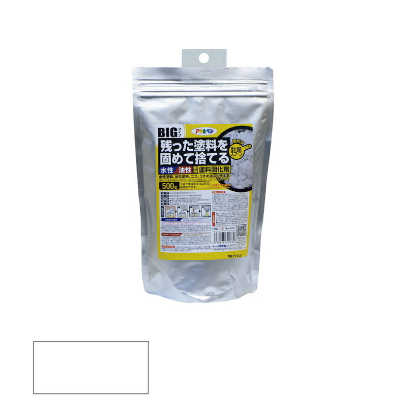 アサヒペン　補助材料 塗料固化剤BIG 水性・油性兼用 500g　【品番：4970925602862】