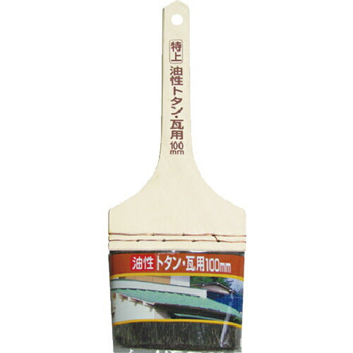 アサヒペン　木部用・屋根用ハケシリーズ 特上油性トタン・瓦用 100mm OP-100　【品番：4970925202901】