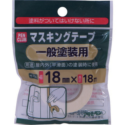 アサヒペン　塗装養生用品 PCマスキングテープ 一般塗装用 18mm×18m　【品番：4970925220851】