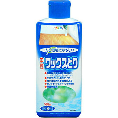 アサヒペン　床用ワックス（水性） 中性ワックスとり 500ml　【品番：4970925307156】