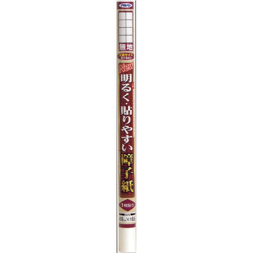 アサヒペン　NEW明るく貼りやすい障子紙 69cm×8.6m 9131無地　【品番：4970925167507】