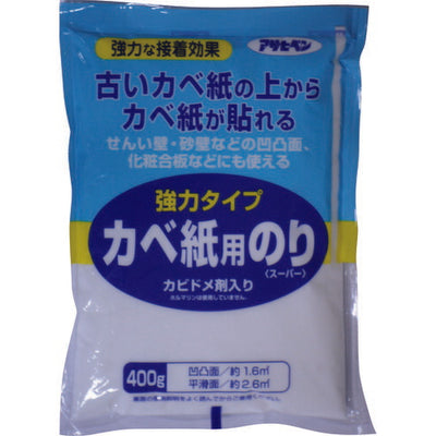 アサヒペン　強力タイプカベ紙用のり 400G 773　【品番：4970925156655】