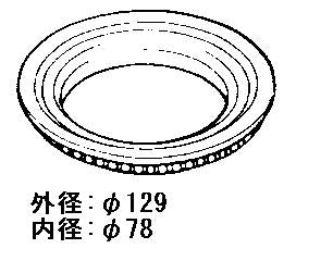 リンナイ　バーナーキャップ（特大バーナ）（ゴールド）　【品番：151-015-000】
