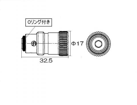 【メール便対応】リンナイ　給湯水抜栓　【品番：337-150-000】