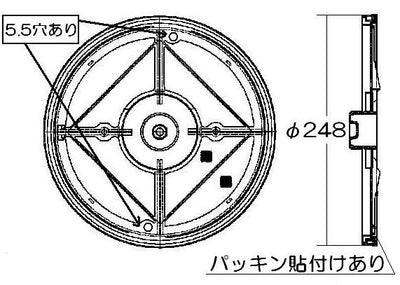 リンナイ　バックフィルター　【品番：017-261-000】●