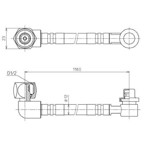 TOTO　フレキシブルホース（クイックファスナータイプ）　【品番：TCA162】●