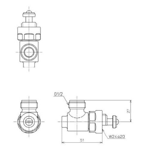 TOTO　分岐金具　【品番：TCA158】●