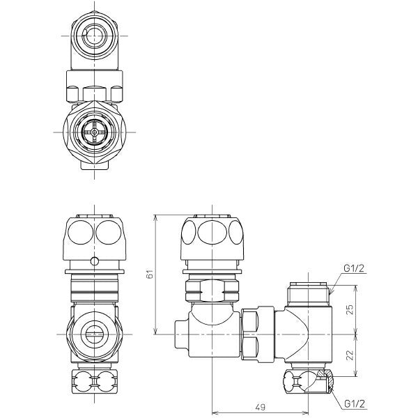 TOTO　分岐金具　【品番：TCH913YR】