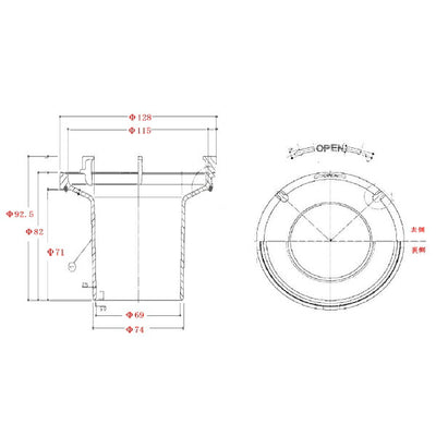 TOTO　封水筒 のびのび浴槽用　【品番：AFKA054N2】●