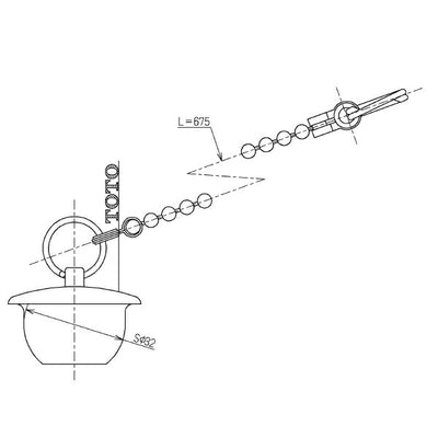 TOTO　ゴム栓（鎖付、バス用、中形）　【品番：THY430】◯