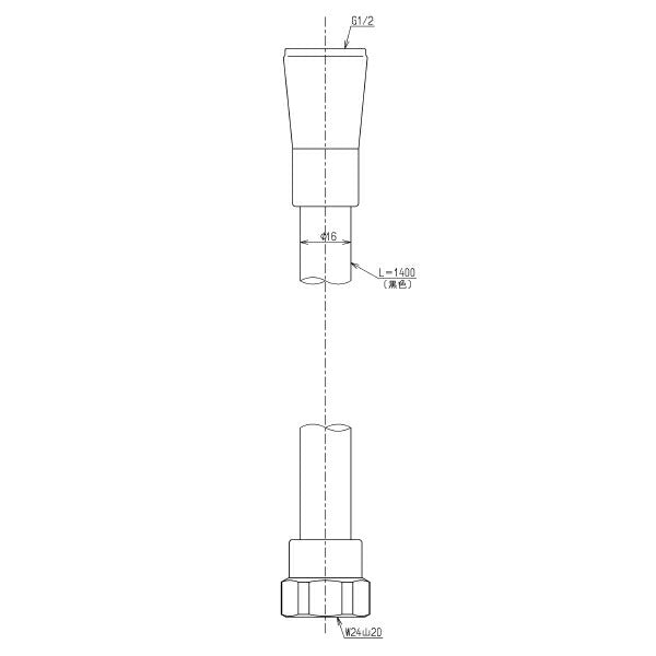 TOTO　シャワーホース（1400mm）　【品番：THY478L】