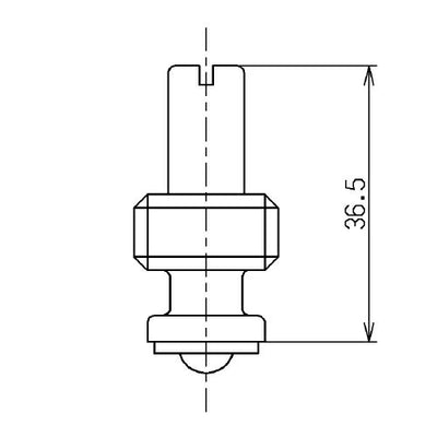 【メール便対応】TOTO　スピンドル部（ドライバー用、13mm水栓用）　【品番：THY725-1】