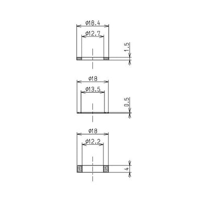 【メール便対応】TOTO　パッキン（13mm水栓用）　【品番：THY91054】