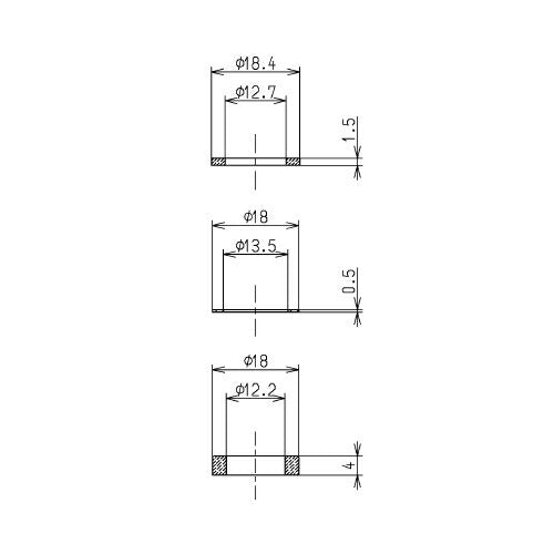 【メール便対応】TOTO　パッキン（13mm水栓用）　【品番：THY91054】