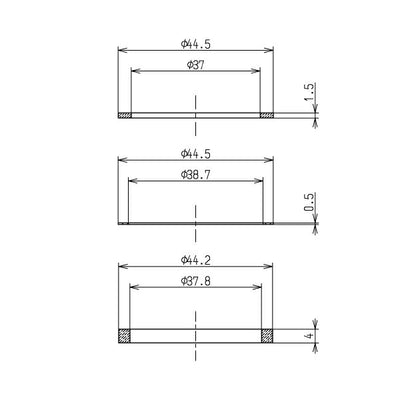 【メール便対応】TOTO　パッキン（38mm水栓用）　【品番：THY91507】