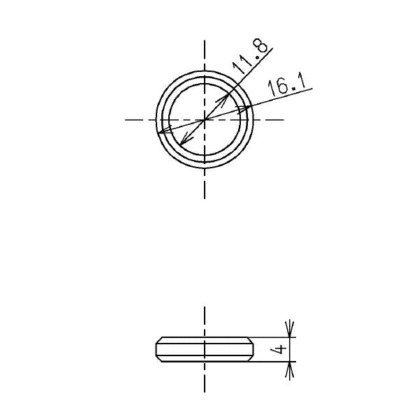 【メール便対応】TOTO　パッキン（13mm水栓用、テーパリング用）　【品番：THY93089】