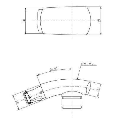 TOTO　キャップ部（TKG31UP型用整流キャップ付）　【品番：THYB10-1#G17M】◯