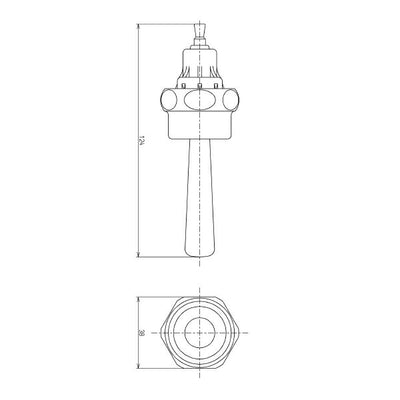 TOTO　ハンドル部（TV750型・TV850型他用、水道水・再生水共用）　【品番：THYD9】