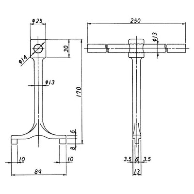 TOTO　専用工具　【品番：PWH100】◯