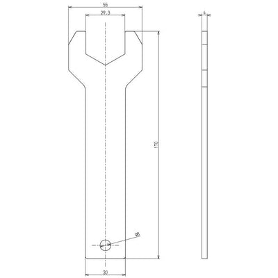 TOTO　締付工具　【品番：TZ118】