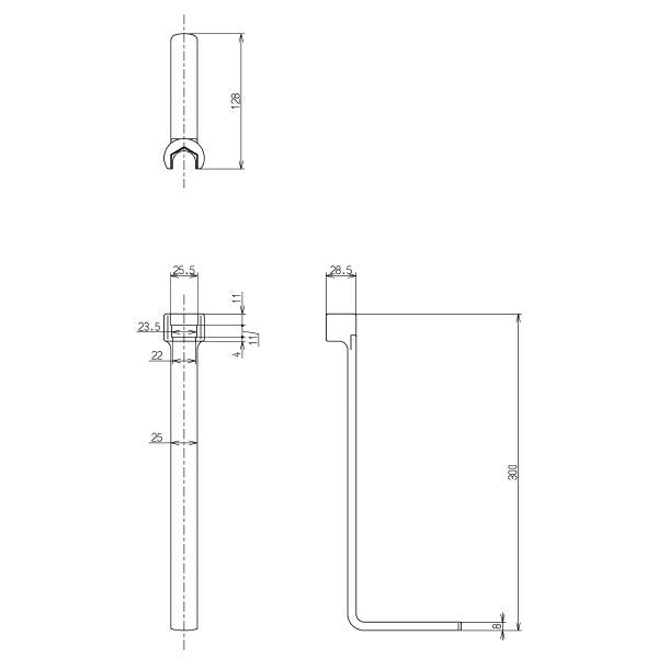 TOTO　ナット締付工具　【品番：TZ15L】●