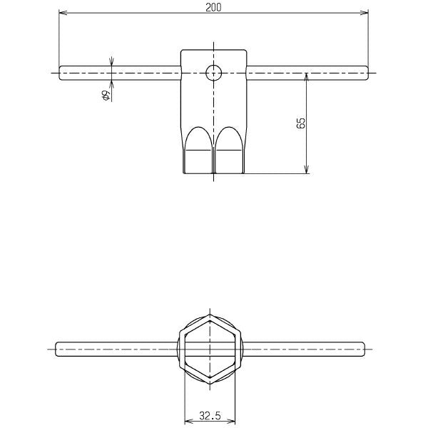 TOTO　締付工具（対辺32.5mm）　【品番：TZ23】