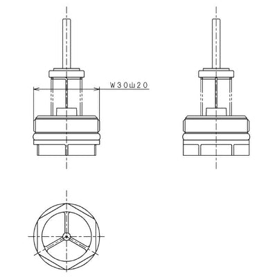 【メール便対応】TOTO　自閉バルブ部（TM701AR型用）　【品番：TH699】