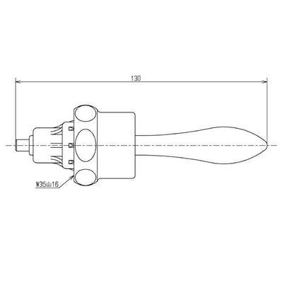 TOTO　ハンドル部（T160型他用）　【品番：TH309R】