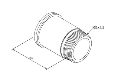 TOTO　連結管（心間125mm）　【品番：TH348-125】