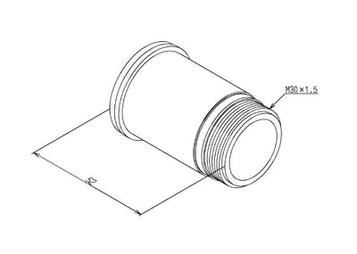 TOTO　連結管（心間130mm）　【品番：TH348-130】