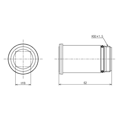 TOTO　連結管（心間140mm）　【品番：TH348-140】